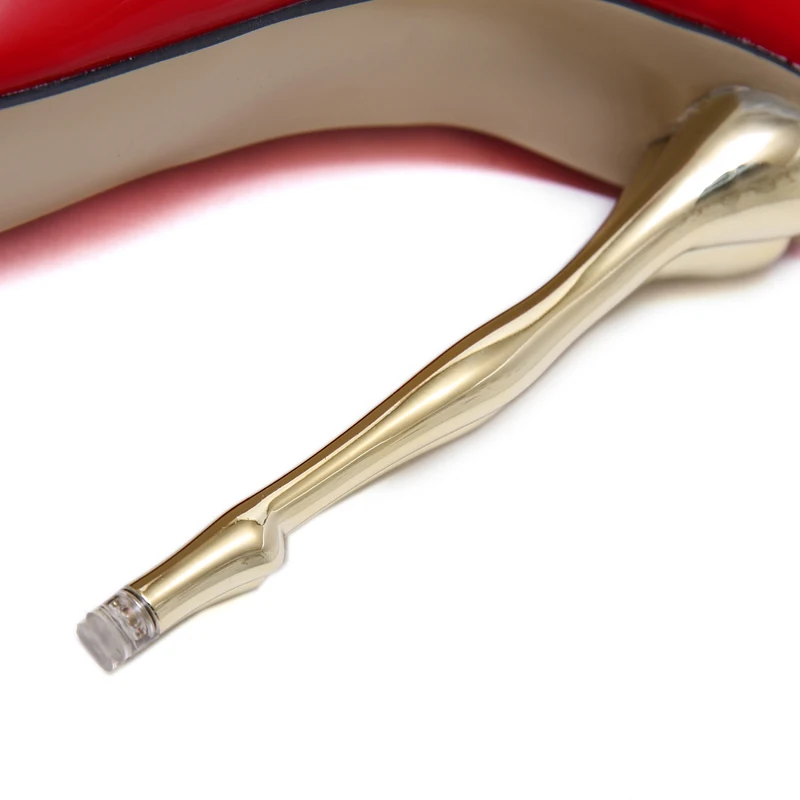 Красные туфли на высоком каблуке классические лодочки платформе с открытым