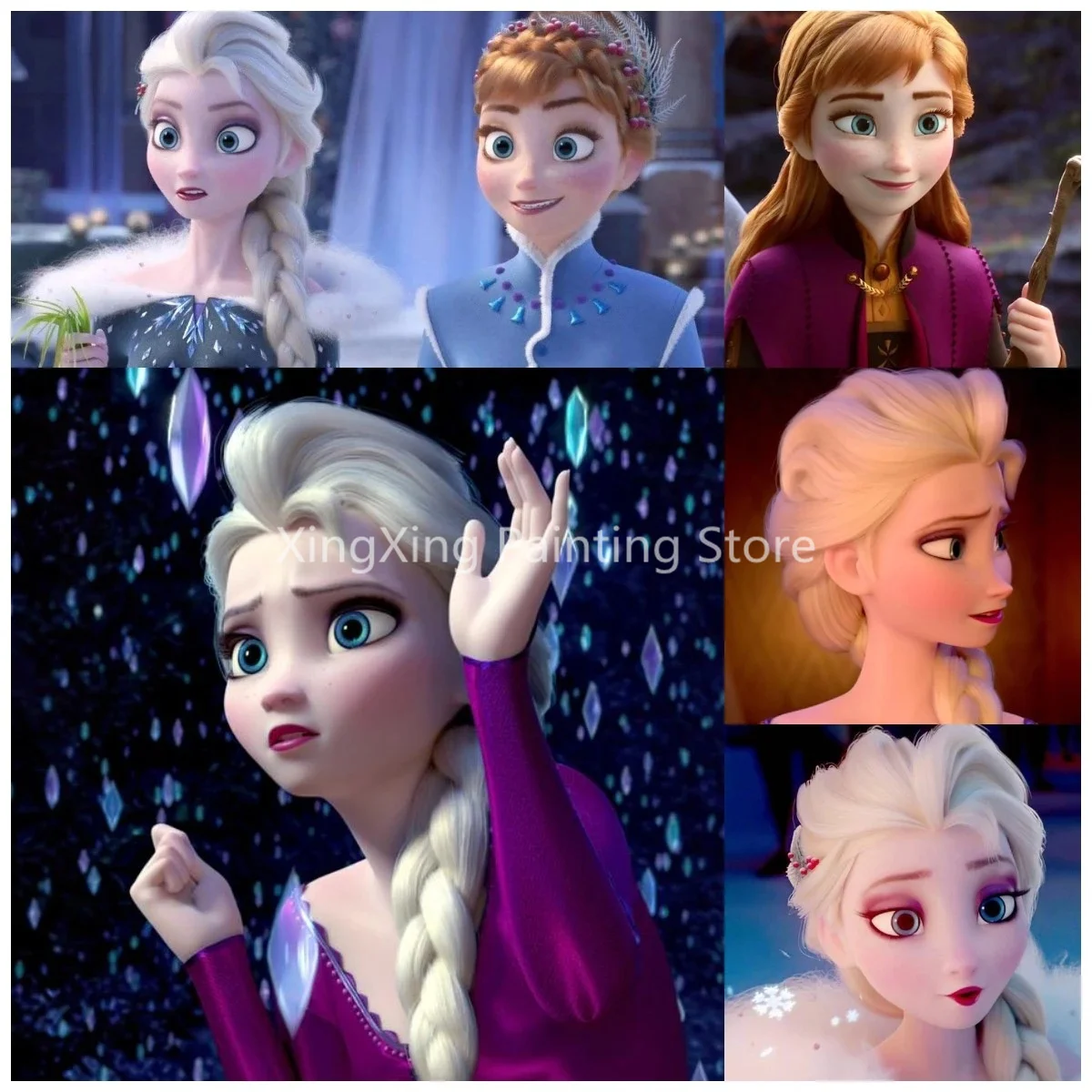 

Diamond Painting 5D DIY Full Round Diamond Embroidery Disney Cartoon Full Series Character Mosaic Painting Home Decoration Gift