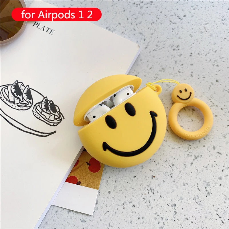 318 Для Apple Airpods чехол силиконовые милые аксессуары для мультяшных Airpods 2 Наушники коробка Беспроводная bluetooth-гарнитура защитный чехол - Цвет: 318