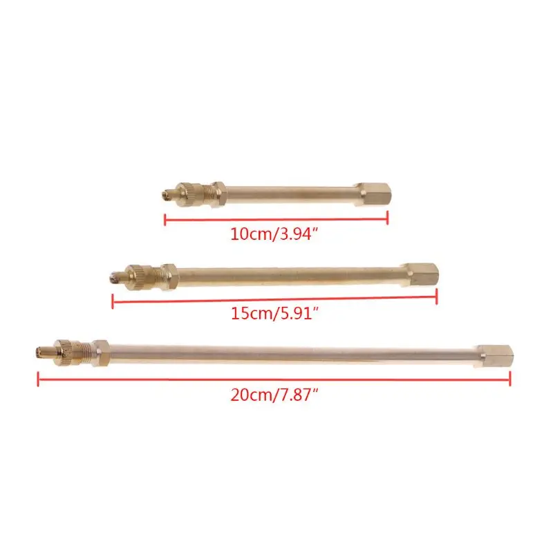 

Tire Valve Stem Brass Metal Tire Valve Extension Motorcycle Car Accessory