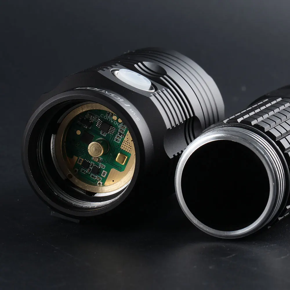 Convoy M3 C с XHP70.2 26650 перезаряжаемый фонарик фонарь литиевой батареей 26650|Фонарики и