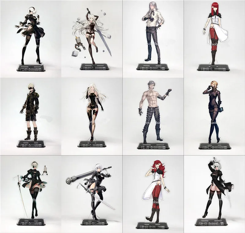 Аниме мультфильм игра ниус: Automata YoRHa 2B A2 9S Адам эва предаль пополка акриловая
