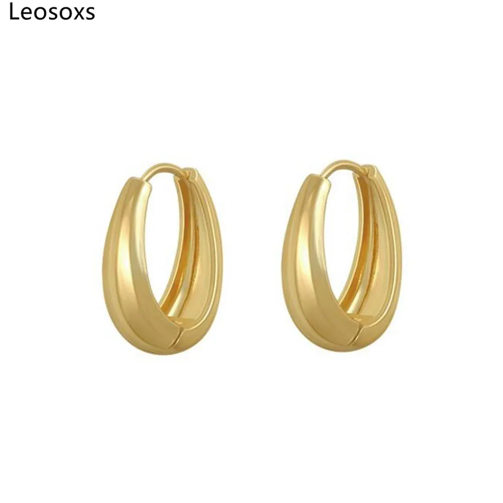 

Leosoxs 1pair Retro Temperament Earrings 2021 New Trendy High-end Sense Net Celebrity Simple and Cold Wind Earrings