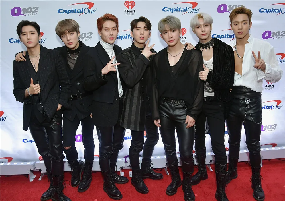 Серебристый Monsta X Kpop плакаты Высокое разрешение украшения дома глянцевая бумага печатает домашний арт бренд - Цвет: Серебристый