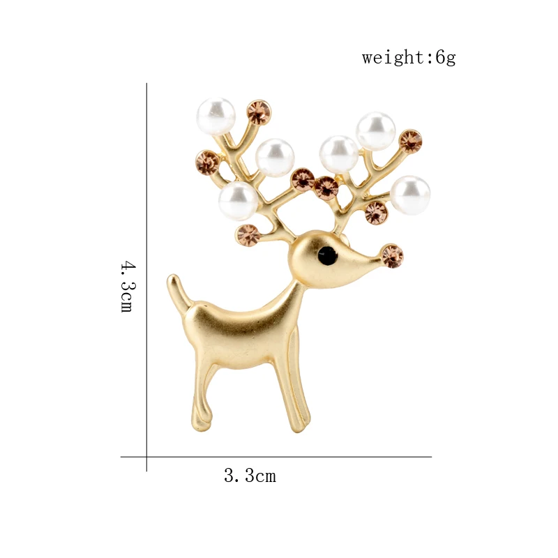 Снежинка Броши с оленями оленей булавки для мужчин и женщин рюкзак свитер куртки