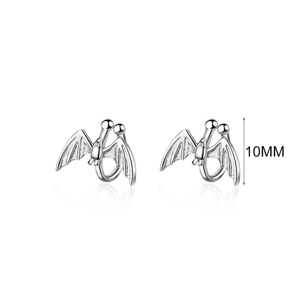 MEETSOFT серебряные предотвращающие аллергию Клипсы Серьги для женщин Модный дизайн