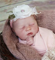 new reborn doll kit skya 18 5 inches sleeping baby lifelike newborn diy blank doll kit unpainted
