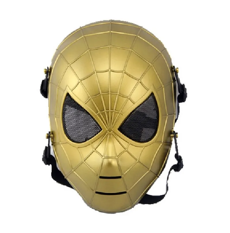 Охотничья защита Человек паук Маска на пол лица дышащая Военная Тактическая