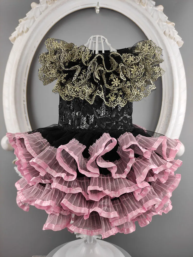 Бесплатная доставка одежда для собак ручной работы 2 цвета платье домашних