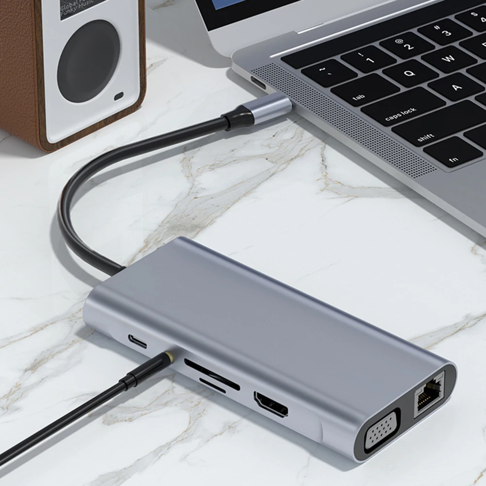 

USB-концентратор с портами USB Type-C и поддержкой быстрой зарядки, 100 Вт