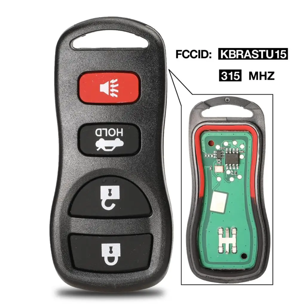 Kutery 315 МГц Автомобильный ключ без ключа для Infiniti/Nissan Frontier Murano Armada Pathfinder Versa Altima Maxima