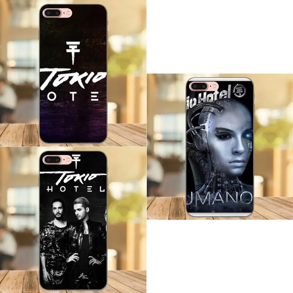 Мягкий чехол Soft Print Tokio Hotel для Apple iPhone X XS Max XR 4 4S 5 5S SE 6 6S 7 8 Plus.