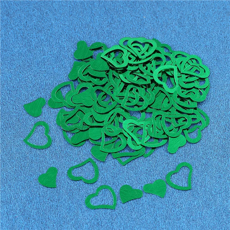 Украшение для стола в виде персикового сердца с конфетти 15 цветов|Флажки вымпелы