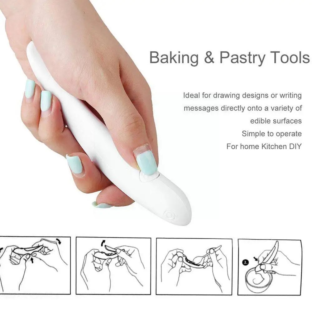 

Вырезанная ручка для кофе, торта, кофе, Кондитерские инструменты для украшения торта, латте, ручка для выпечки ручка для специй Barista F9s3