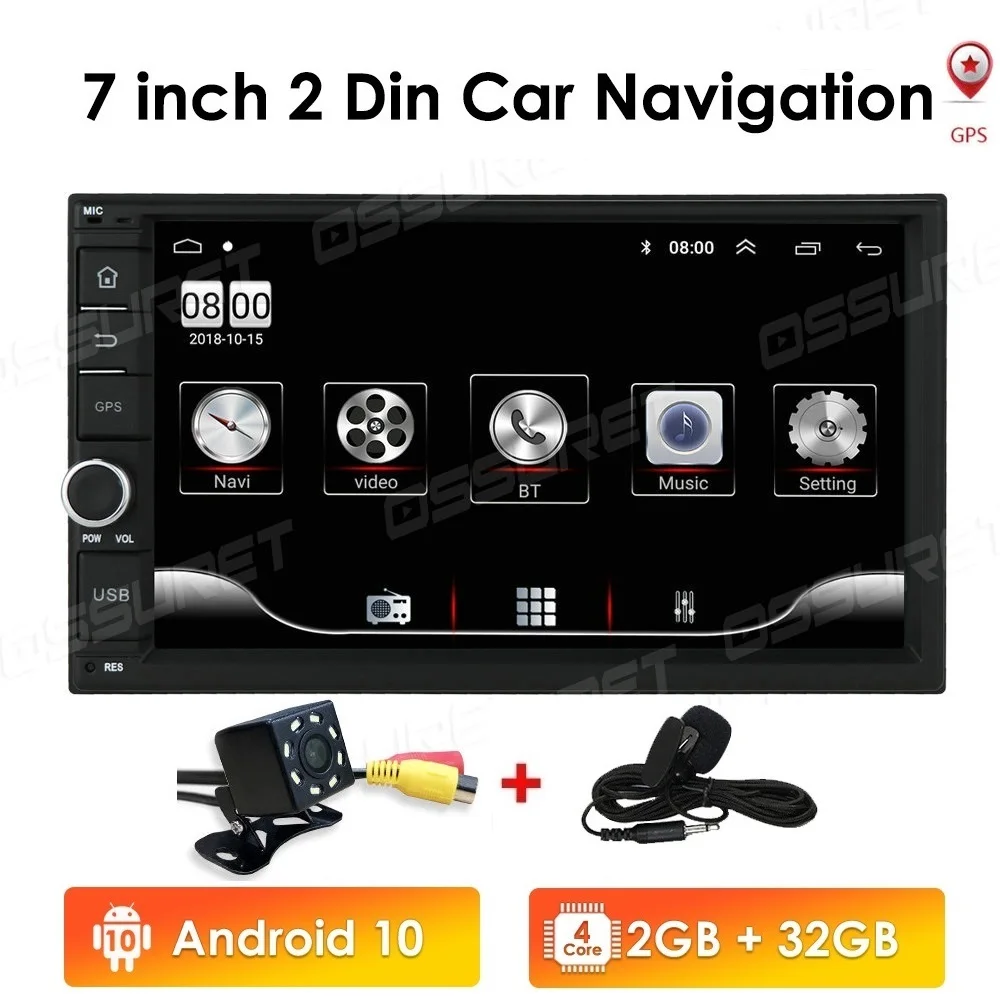 Универсальный Автомобильный мультимедийный плеер стерео система на Android с
