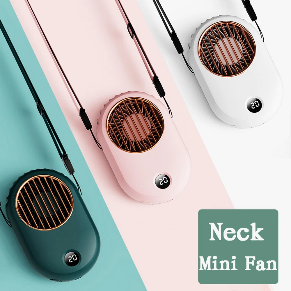 Универсальный автомобильный вентилятор кулер летний USB на шею для путешествий