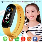 M6 Детские умные часы детские спортивные Смарт-часы для детей для девочек и мальчиков сердечного ритма часы Браслет фитнес трекер Smartwatch Водонепроницаемый