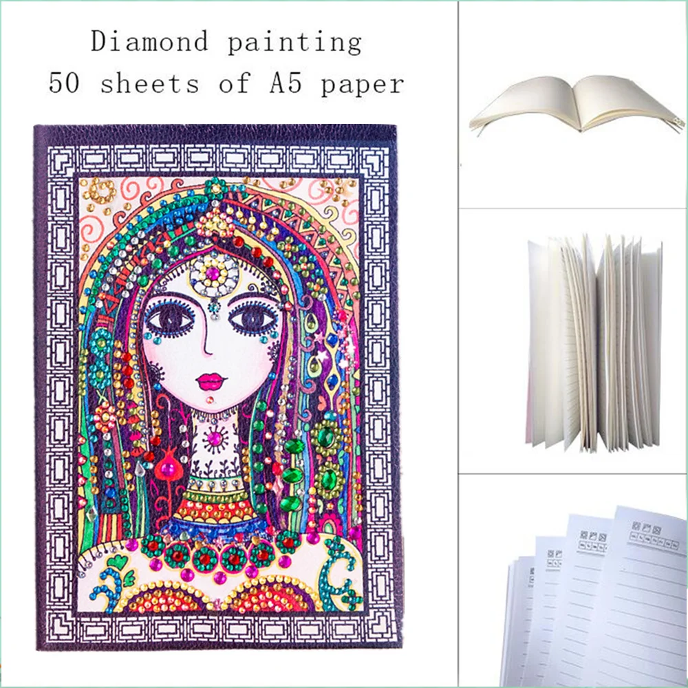 5D DIY Алмазная картина специальной формы для ноутбука 50 страниц альбом рисования