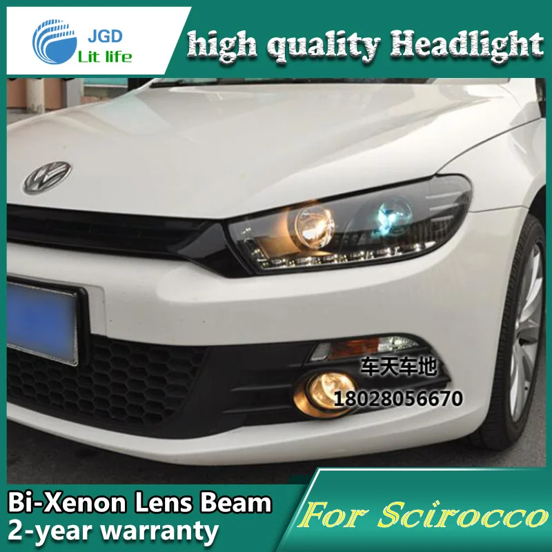 Автомобильный Стильный чехол с головкой для VW Scirocco светодиодный светильник s DRL