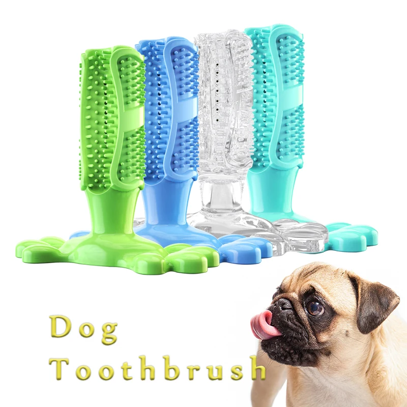 Игрушки для собак безопасная Жевательная зубная щетка тренировок уход за зубами