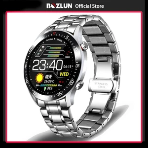 1 3 inch steel bracelet smart watch men touch screen heart rate blood pressure monitor smartwatch for huawei xiaomi iphone phone free global shipping