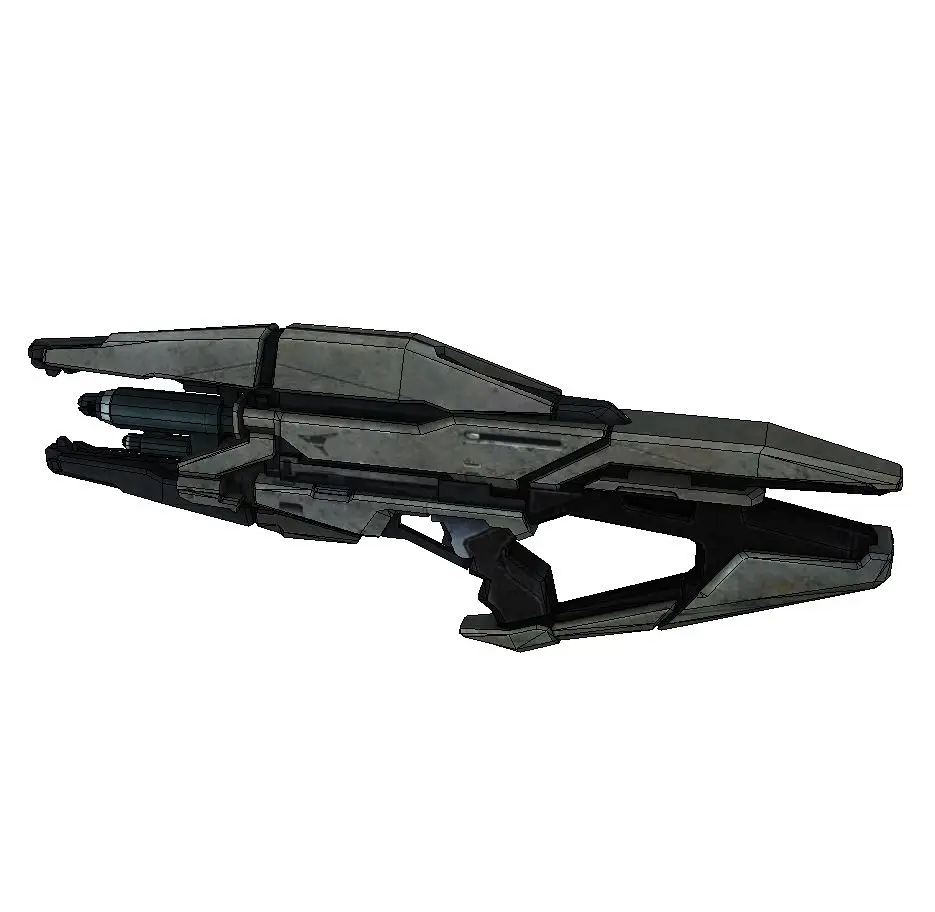 Mass Effect 3 Phaeston винтовка 1:1 весы бумага модель 3D собственными руками Сделай Сам