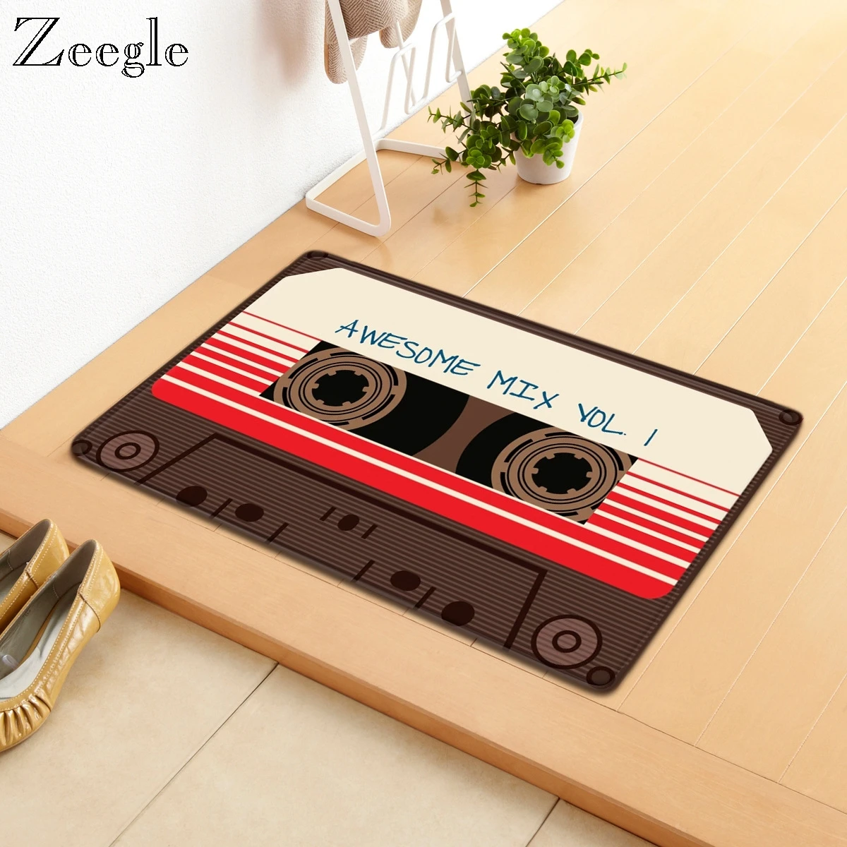 Zeegle Противоскользящий коврик для двери ванной комнаты прихожей впитывающий