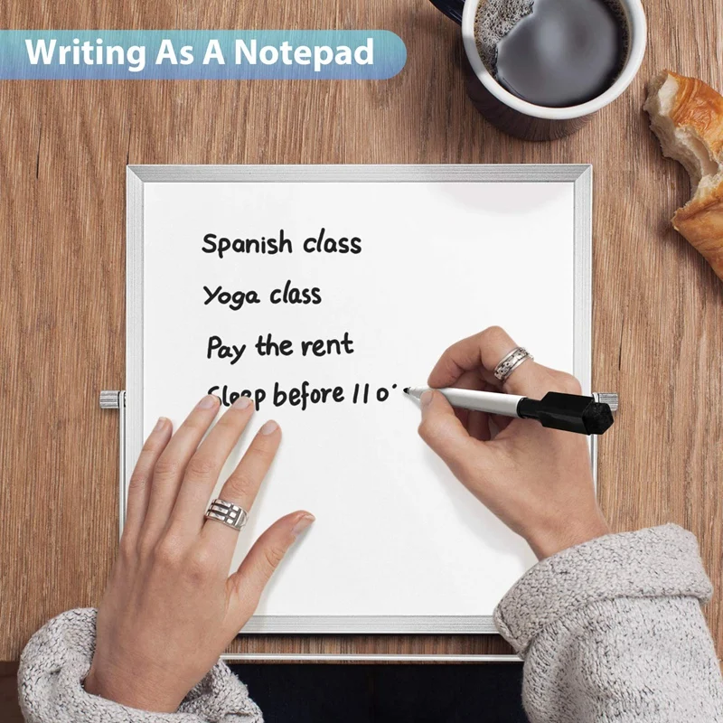 Маленькая сухая доска для стирания с подставкой 10 дюймов мини netic белая мольберта