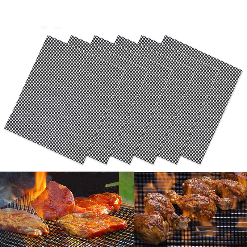 Антипригарные сетчатые коврики для гриля барбекю Аксессуары выпечки