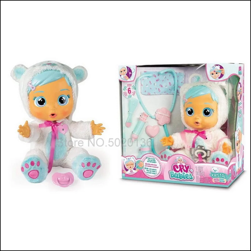 Кукла сюрприз 14 дюймов она плачет слезы имитация младенцев с бутылкой соска