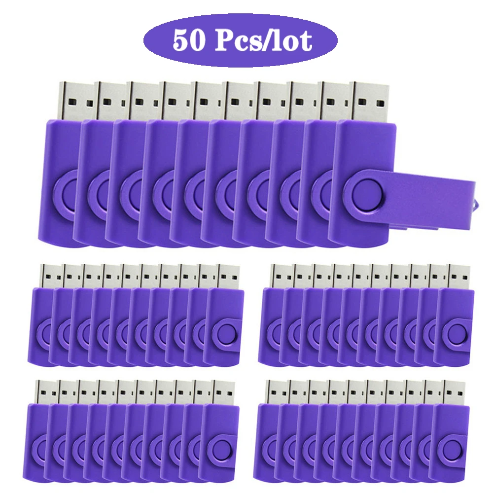 

50 pcs/lot Free Custom Logo Rotate pendrive USB 2.0 Flash Drive Pendrive 64GB 32GB 16GB 8GB 4GB U Disk for Photography Wedding