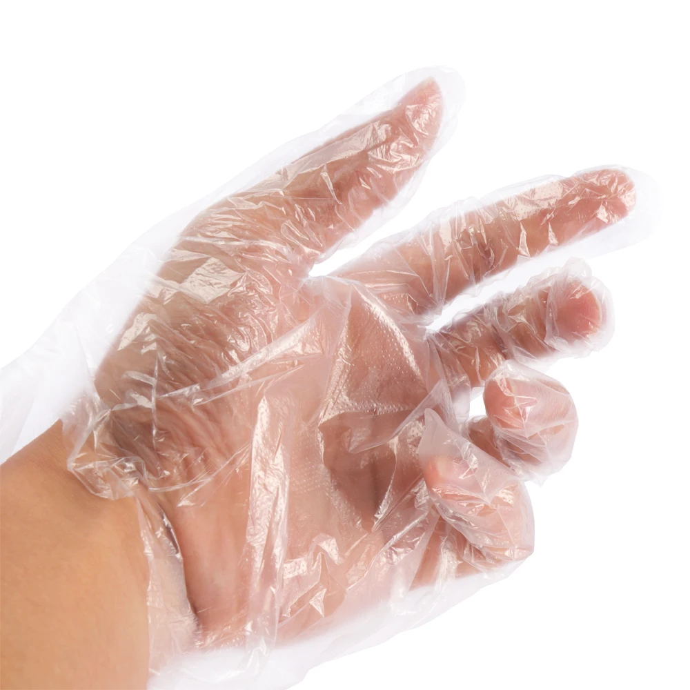 

50pcs Transparent Disposable Gloves Kitchen Accessories Cooking Eco-Friendly Plastic Disposable Gloves For Food Cleaning