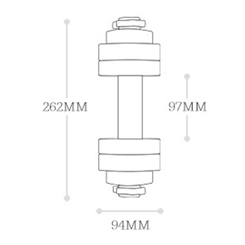 Портативные гантели для фитнеса однотонные безопасные Нескользящие
