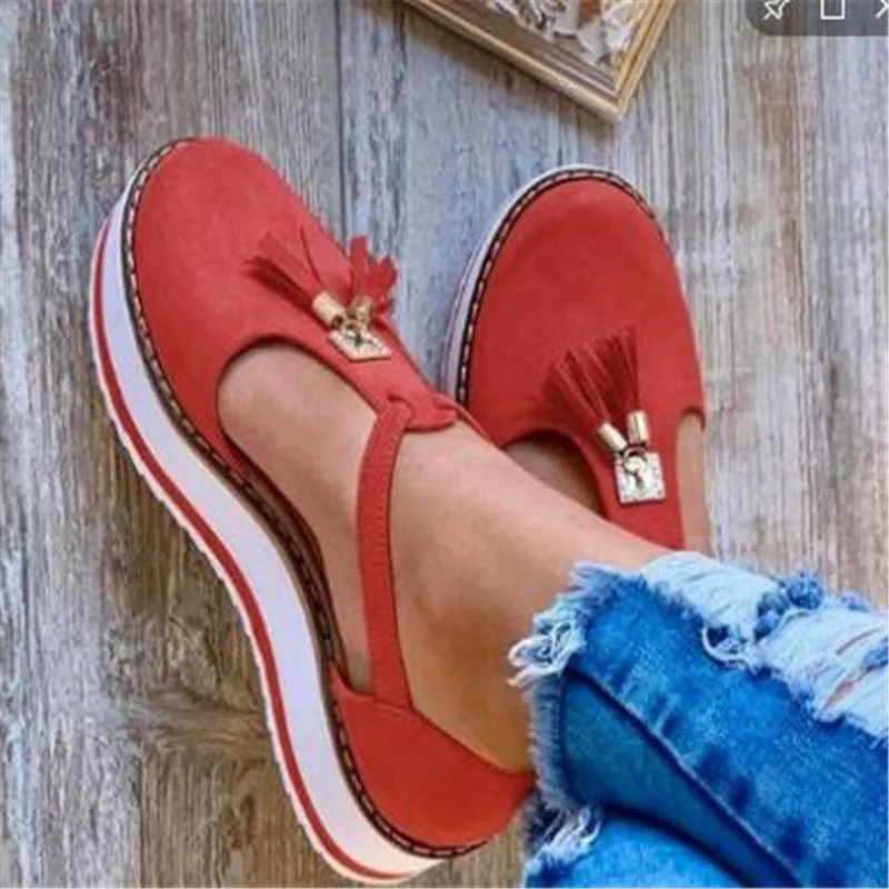 

Large size fringed sandals women summer new style thick-soled with women's sandals casual fashion platform womens shoes loafers