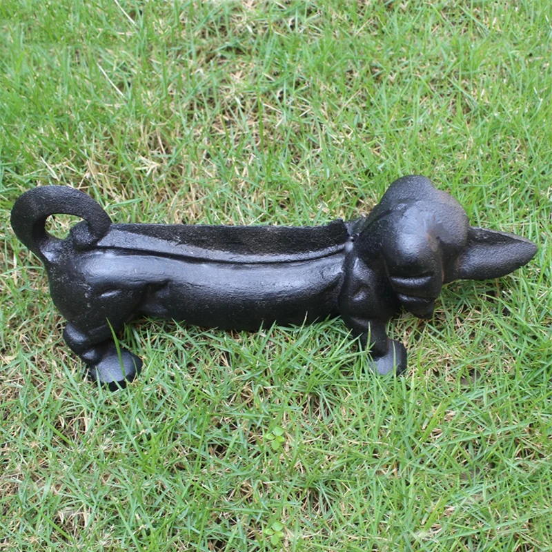 Винтаж чугунная гриль песиков для скребок в европейском стиле ручной работы