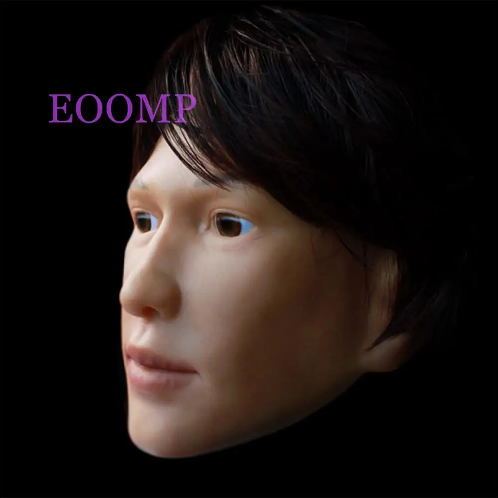 Masquerade Mask Realistic Male Masks Silicone face Party |