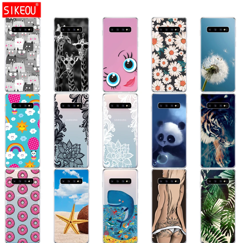 Чехол для Samsung Galaxy S10 S10Plus силиконовый чехол из ТПУ телефона E Plus G975F S 10 SM-G973F |