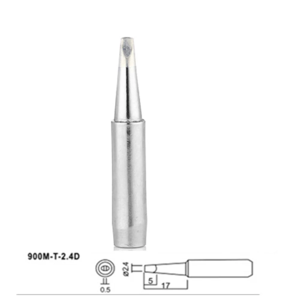 

10 pcs/set Soldering Iron Tips Solder Tip Lead-free Screwdriver Iron Tip 900M-T For Rework Station Tool Kit