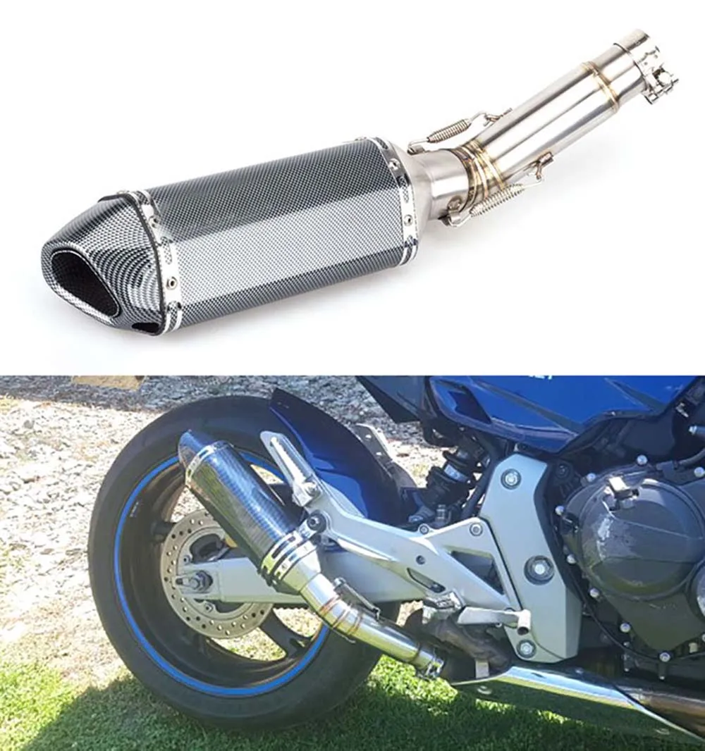 Выхлопная труба для мотоцикла Harnet CB600 CB600F маленький шестигранный глушитель