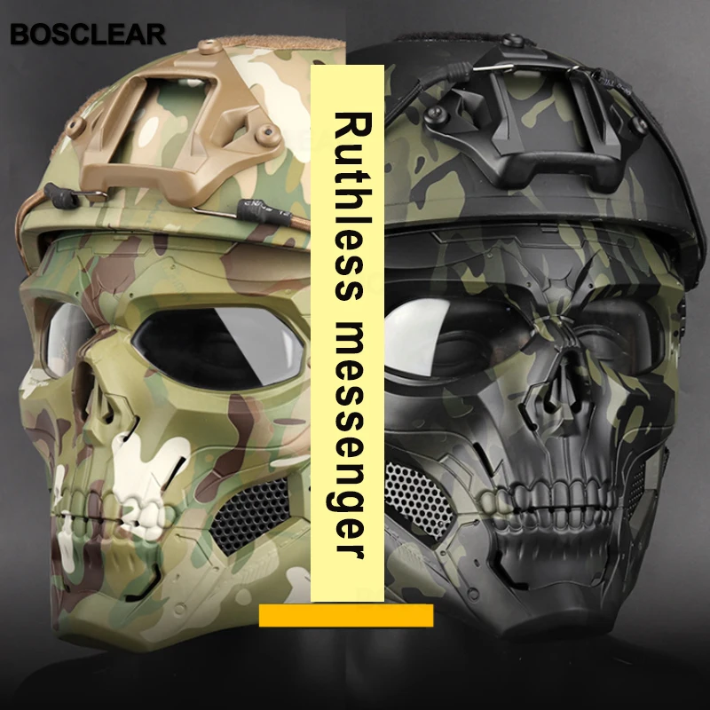 Винтажный мотоциклетный Ретро шлем Хэллоуин ужас череп реальная маска страшная