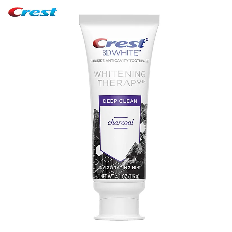 

Crest Toothpaste 3D White Charcoal Toothpaste Gentle Whitening Toothpaste Invigorating Mint Flavor With Fluoride For Adult