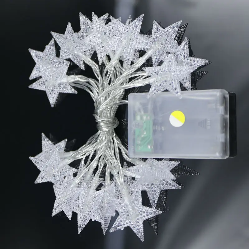 Рождественская сказочная гирлянда с питанием от батарейки СВЕТОДИОДНАЯ