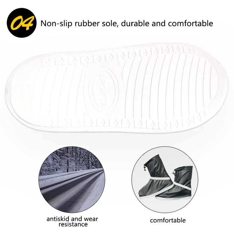 Новые туфли для многократного применения водонепроницаемые Нескользящие