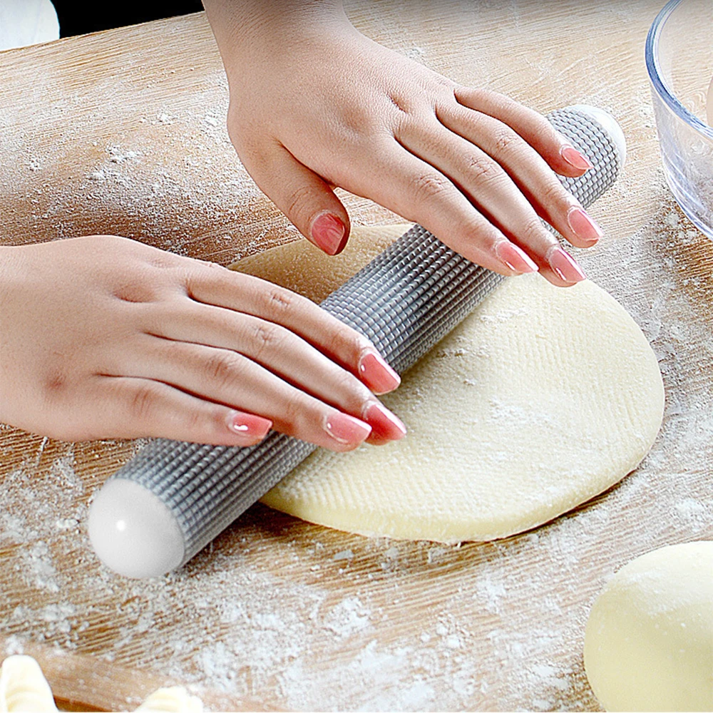

1PCS Non-stick ABS Rolling Pin Fondant DIY Kitchen Dumpling Roller Cake Dough Noodles Rolling Stick Cooking Bakeware Baking Tool