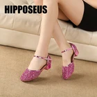 Hipposeus колготки для танцев для девочек, обувь для женщины дамы для выступления танца живота туфли Pratice 3,5 см каблуки Dropshippong