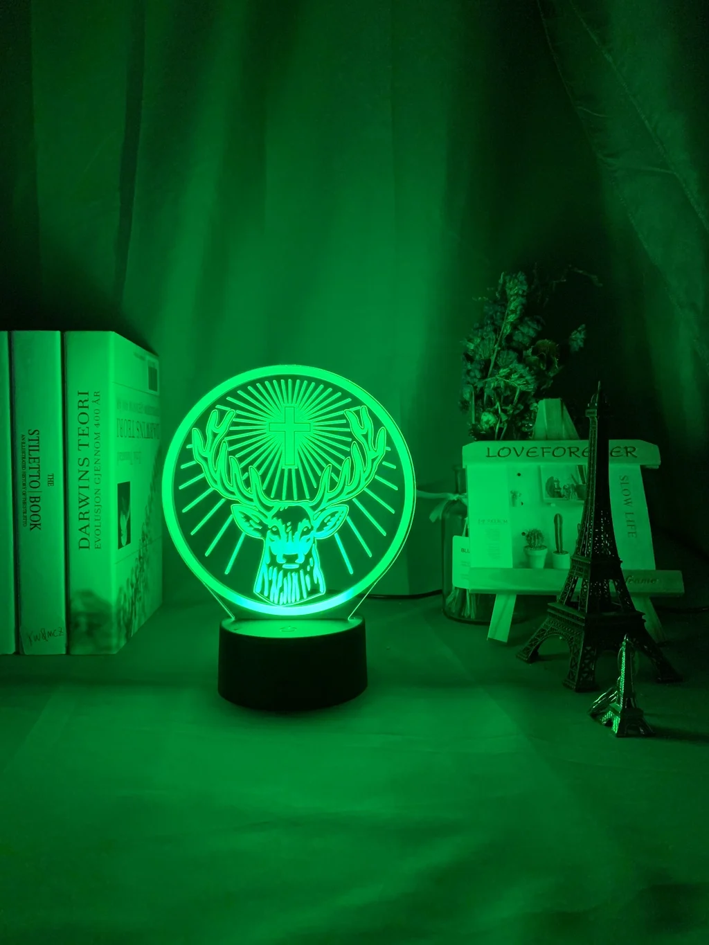 Светодиодный ночник светильник Jagermeister 16 цветов меняющий сенсорный датчик Usb и