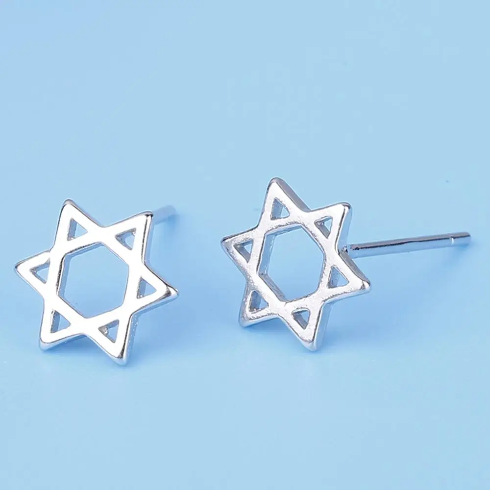 Мини-корона да-нет цветок шпильки для ушей не вызывает аллергию милый маленький