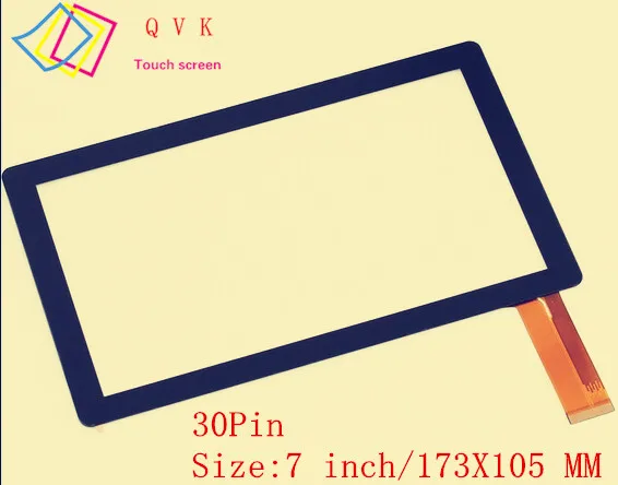 

Black 7 Inch for Wexler TAB 7000B touch screen P/N YUYAQ8 JQ7032CFP-01 XC-PG070-04 ZK-6131-FPC BSR028-V1 KDX BSR70JY00