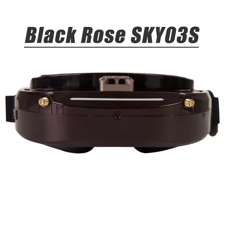 Black Rose SKY03S Skyzone SKY03O светодиодный/SKY03S 5,8 ГГц 48CH разнообразие FPV очки поддержка OSD DVR, HDMI и головной вентилятор светодиодный для радиоуправляемого дрона Accs - Цвет: Black Rose SKY03S