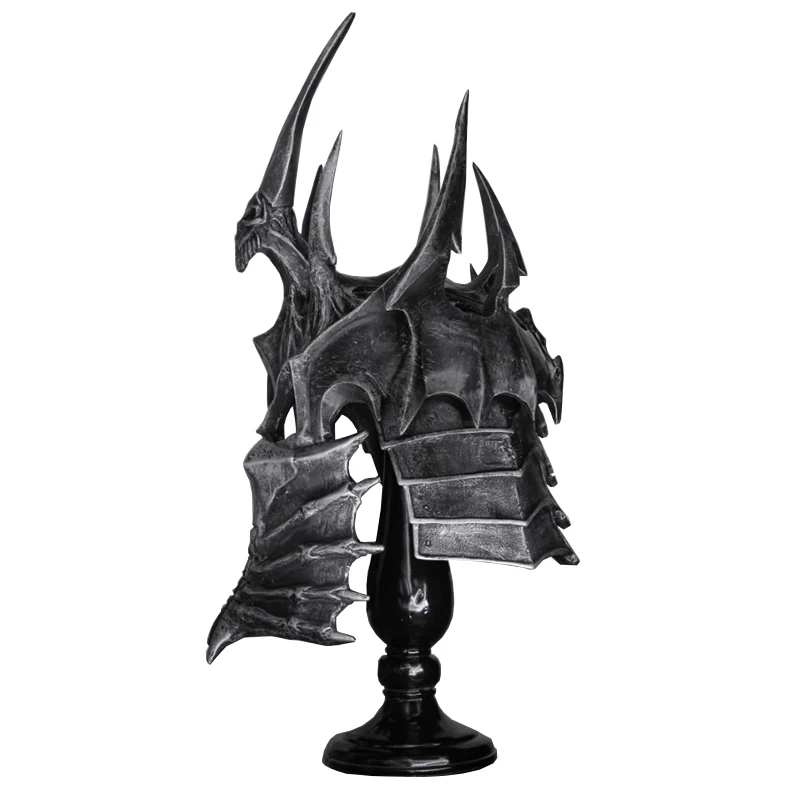 Шлем World of Warcraft Arthas Menethil 4 кг Бесплатная подставка|Статуэтки и миниатюры| |